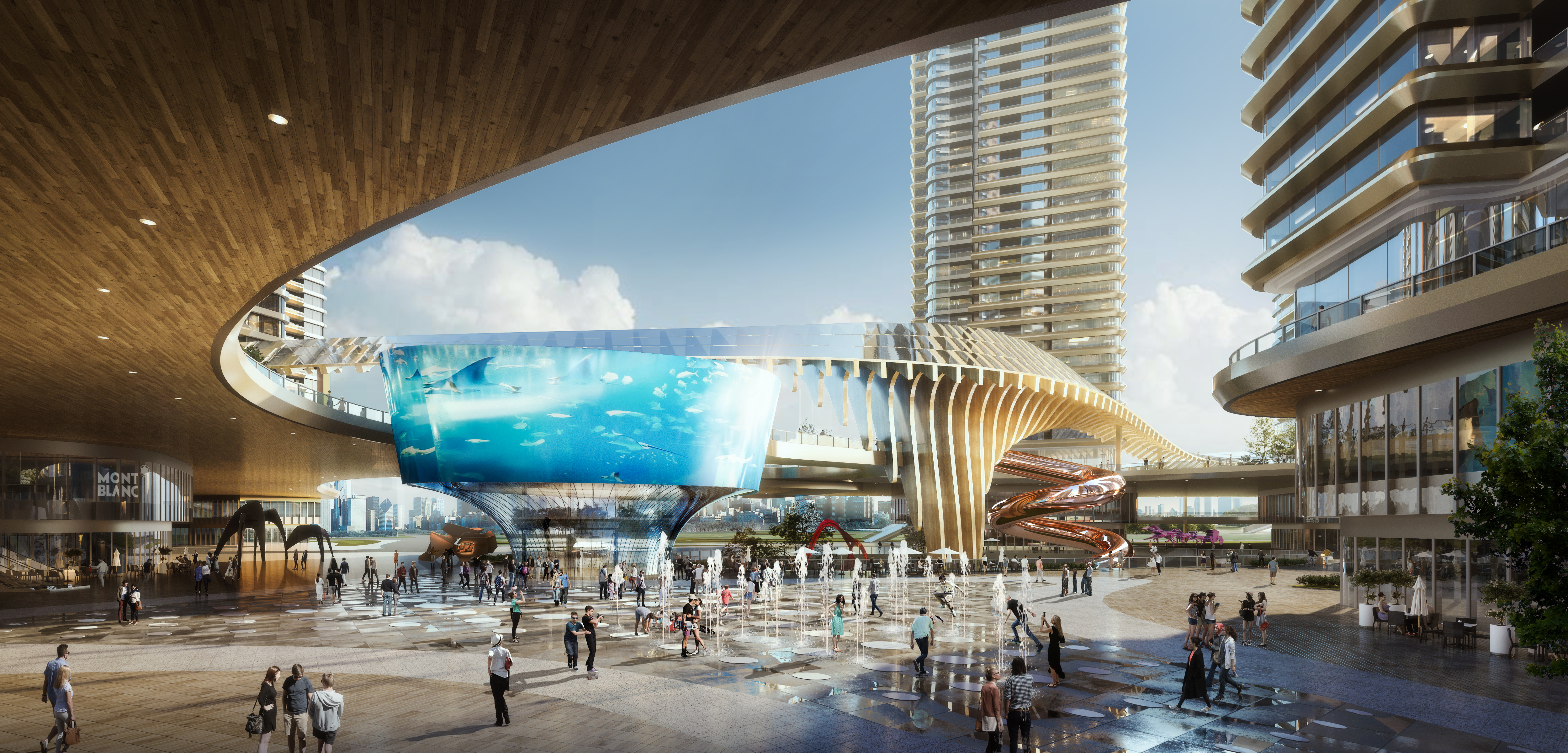 What Stunning 3D - Rendered Urban Vision Is This？